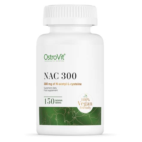 NAC N Acetil Cistein N Acetyl Cysteine 300mg Tablete 150