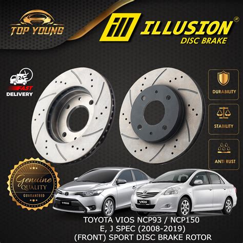 Toyota Vios Ncp Ncp Spec E J Front Disc Rotor Sport