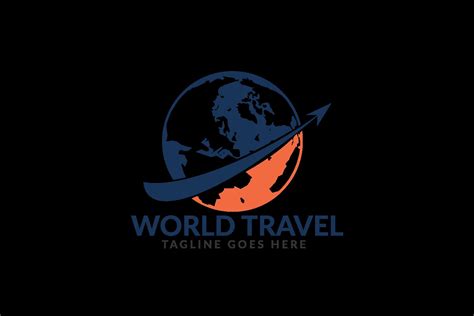 World Travel logo design. Travel agency and company logo. (243591 ...