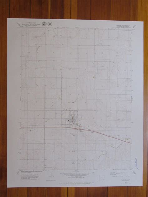 Flagler Colorado Original Vintage Usgs Topo Map Ebay