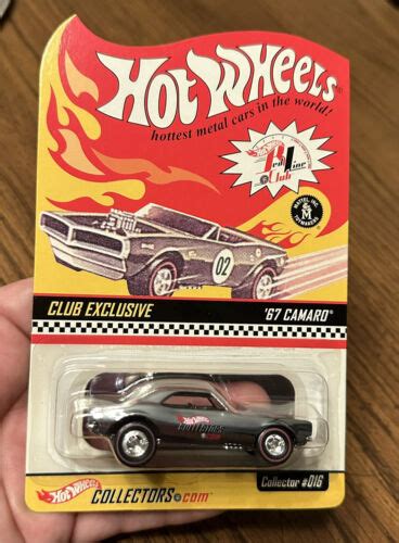 Hot Wheels Rlc Red Line Club 1967 Chevrolet Camaro India Ubuy