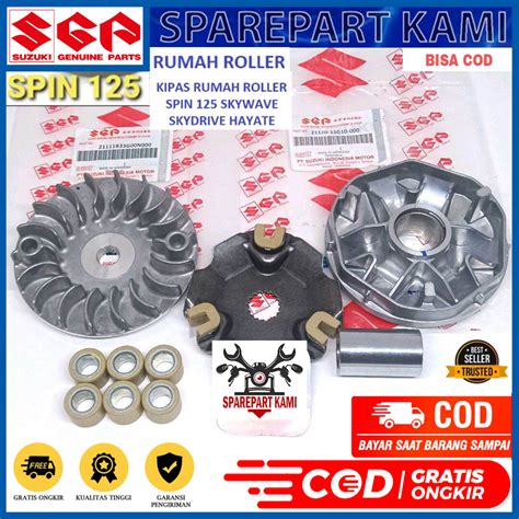 Jual RUMAH ROLLER ASSY SET KIPAS ROLLER ROLLER SPIN SKYWAVE SKYDRIVE