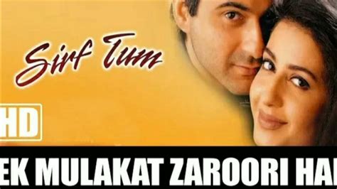 Ek Mulakaat Zaroori Hai Sanam Sirf Tum 1999 Full Video Song Sanjay Kapoor And Priya Gill