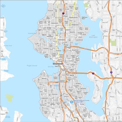 Seattle Neighborhood Map - GIS Geography