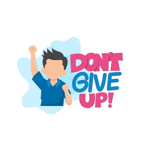 dont give  illustration premium vector