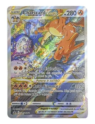 Carta Pokemon Charizard V Astro Ultra Rara C Relevo Brinde