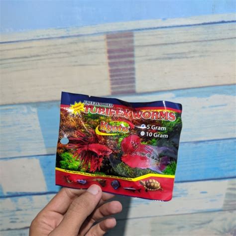 Jual Tubifex Worms Gram Cacing Sutra Beku Kering Kyoto Worm Makanan