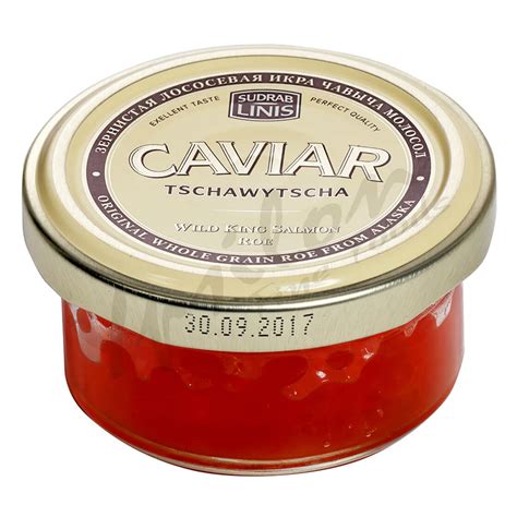 Wild King Salmon Roe Tschawytscha 50gr Ypsilon Fine Foods