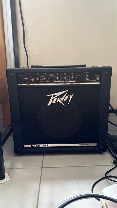 Peavey Guitar Amplifier Rage 158 Audio Soundbars Speakers