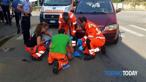 Incidente In Via Martiri Del XXI Angolo Strada Al Colletto A Pinerolo