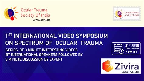 1st International Video Symposium On Spectrum Of Ocular Trauma Youtube