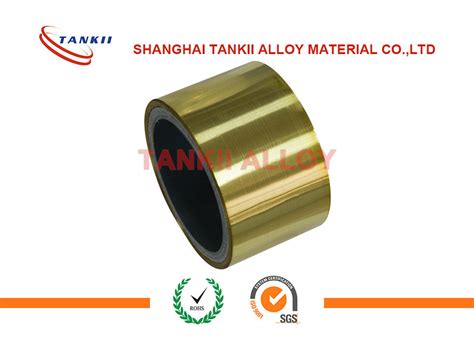 Brass Pure Copper Sheet Tape Strip Thickness 005mm With Good Plasticity