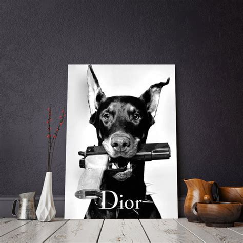 Fashion Forward Dior Doberman Dog