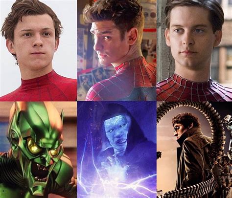 Los Seis Siniestros De Spider Man No Way Home Contra Tres Peter Parker