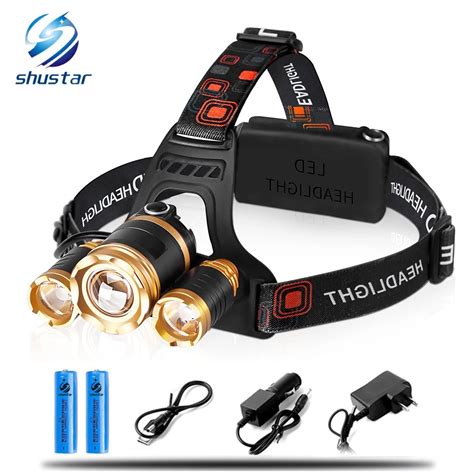 Cree Pcs Xm L T Led Headlamp Headlight Lumens Led Head Lamp