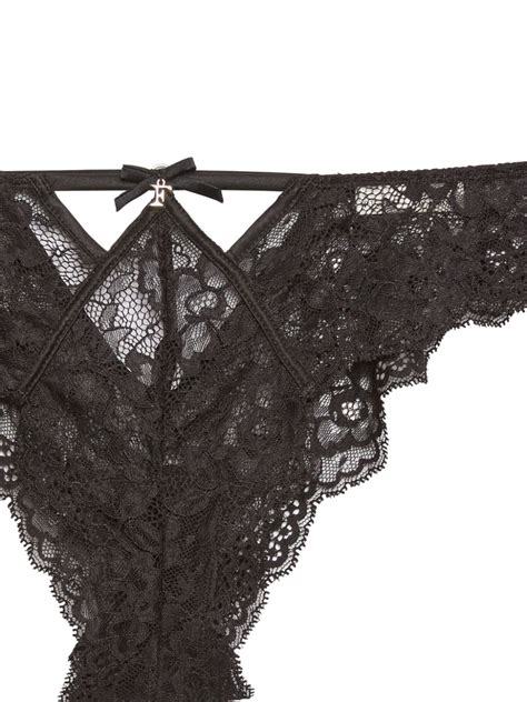 Fleur Du Mal Naomi Floral Lace Briefs Farfetch