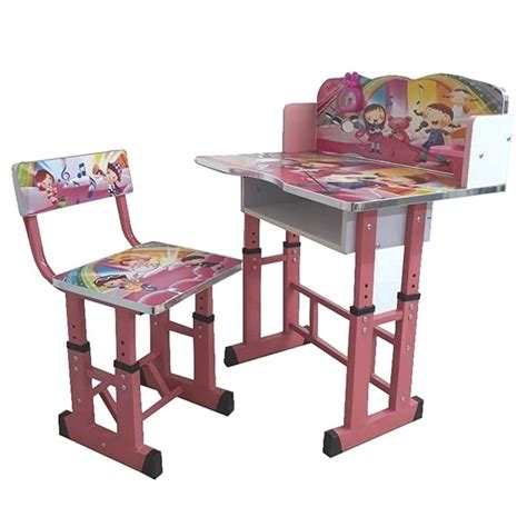 Mesa Infantil Ajustavel Mesinha De Estudo Cadeira Kit Bancada