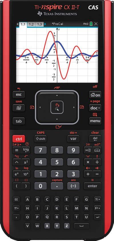 Texas Instruments TI Nspire CX II T CAS Grafische Rekenmachine Bol