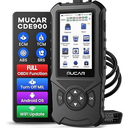 Amazon Mucar Cde Pro Obd Scanner Diagnostic Scan Tool Full