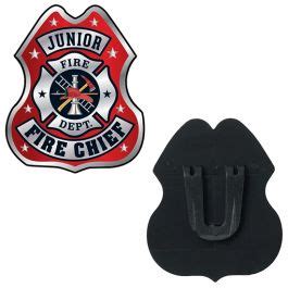 Junior Fire Chief Clip-On Junior Firefighter Badge by Logotech 800234