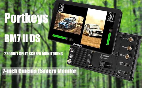 Amazon Portkeys BM7 II DS BM7IIDS 7 Cinema Camera Monitor Dual