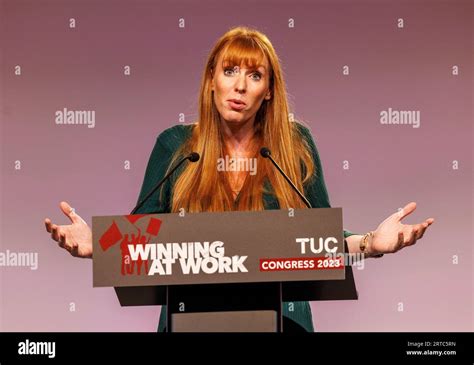 Liverpool Uk 12th Sep 2023 Deputy Labour Leader Angela Rayner