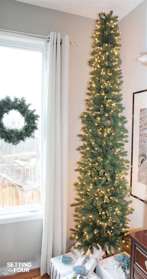 A Pencil Christmas Tree Style for Narrow Spaces - Setting For Four ...