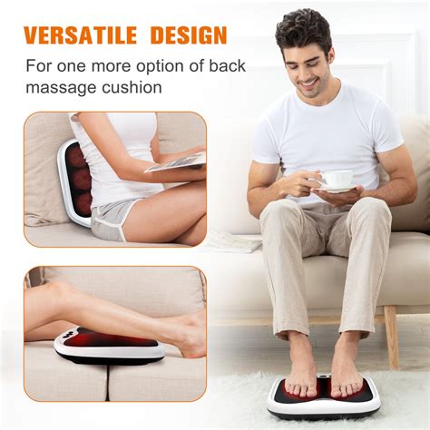 Snailax Shiatsu Foot Massager With Heat Washable Cover Kneading Foot