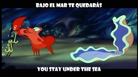 La Sirenita Bajo El Mar Español Latino Subtitulo Y Traslación