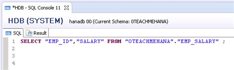 Complete SAP HANA SQL Script Tutorial 3 9 SQL Alias More