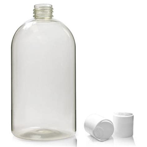 500ml RPET Boston Bottle With Disc Top Cap Ampulla LTD