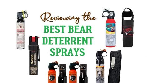 Best Bear Sprays For 2020 Best Bear Deterrent Reviews