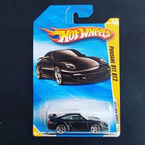 Jual Hot Wheels Porsche 911 GT2 Black Hotwheels LANGKA VHTF 2010 New