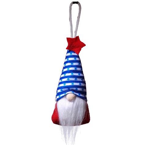 Holloyiver 4th Of July Gnome Independence Day Hanging Ornaments