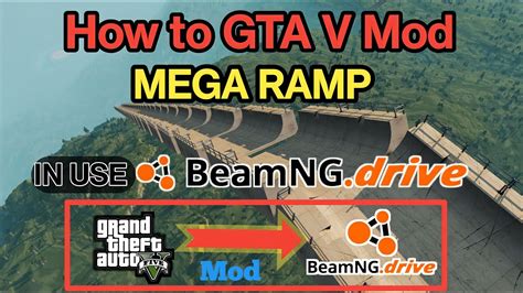 How To GTA V Mega Ramp Mod In Use BeamNG Drive Full Hindi Tutorial