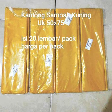 Jual Hd Kuning Uk X Kantong Sampah Plastik Medis Di Seller Ada