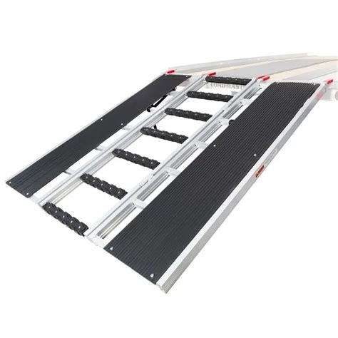 Black Ice Tri-Fold Snowmobile Trailer Ramps - 1,500 lb. Capacity, 60 ...