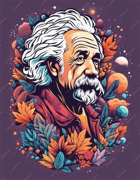 Premium AI Image | Einstein Vector illustration