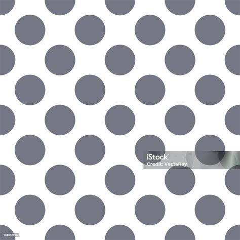 Seamless Stylish Grey Dot Pattern Background Stock Illustration ...