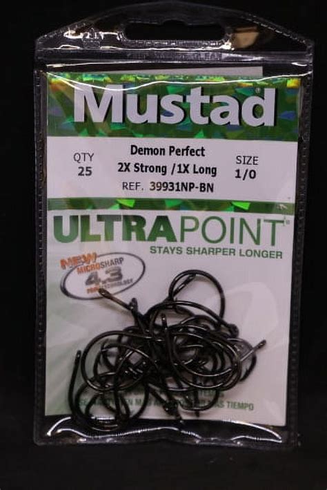 Mustad Np Bn Demon Perfect Circle Inline Hook X Strong Size