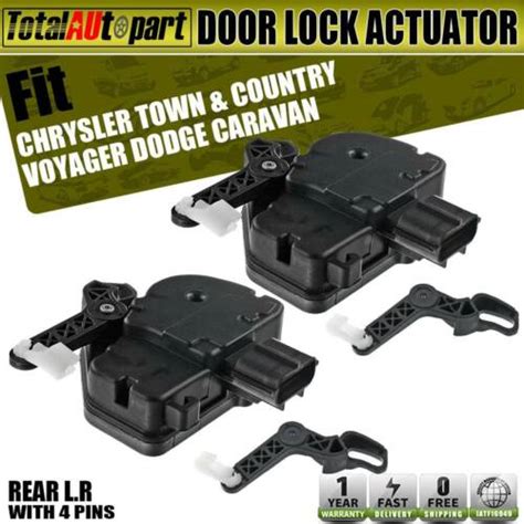 2x Rear R L Sliding Door Lock Actuator For Chrysler Town Country