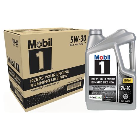 4 Pack Mobil 1 Advanced Full Synthetic Motor Oil 5w 30 5 Quart Pack Of 3