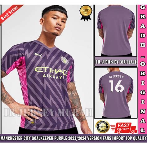 Jual Jersey Sepak Bola City Gk Purple Grade Ori Import Top