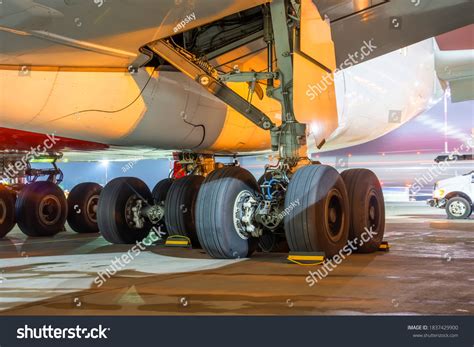 Group Main Landing Gear Widebody Aircraft Stock Photo 1837429900