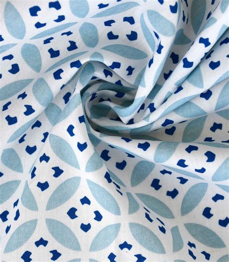 CottonModal Circle Print Fabric FC OA91 Dinesh Exports