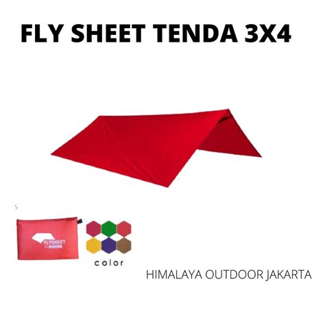 Jual Fly Sheet Tenda Buscraft Flyshet Bivak Set Penutup Tenda 3x4