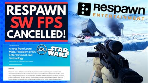 EA Just Cancelled The Respawn Star Wars FPS Game YouTube