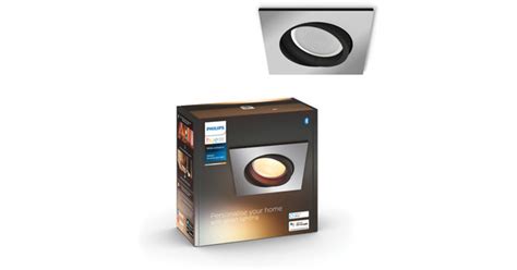 Philips Hue Milliskin Inbouwspot White Ambiance Vierkant Aluminium 1