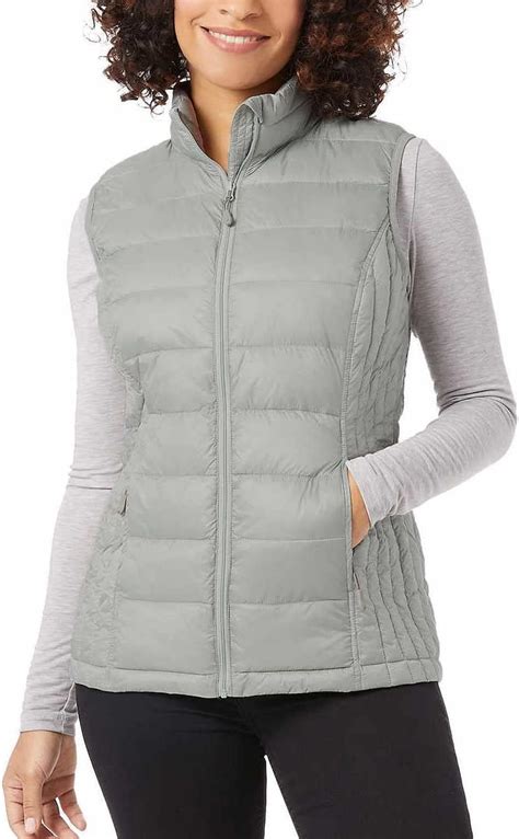 32 Degrees Heat Womens Lightweight Warmth Packable Vest At Amazon Womens Coats Shop