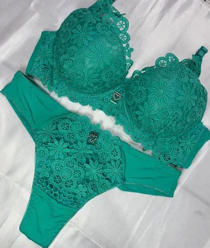 Conjunto De Lingerie Sutiâ C Bojo Calcinha Fio Duplo Helena Parcelamento sem juros